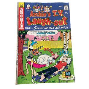 Archie Series Archies TV Laugh Out Comic Book #25 July 1974 Sabrina Teenage Witc